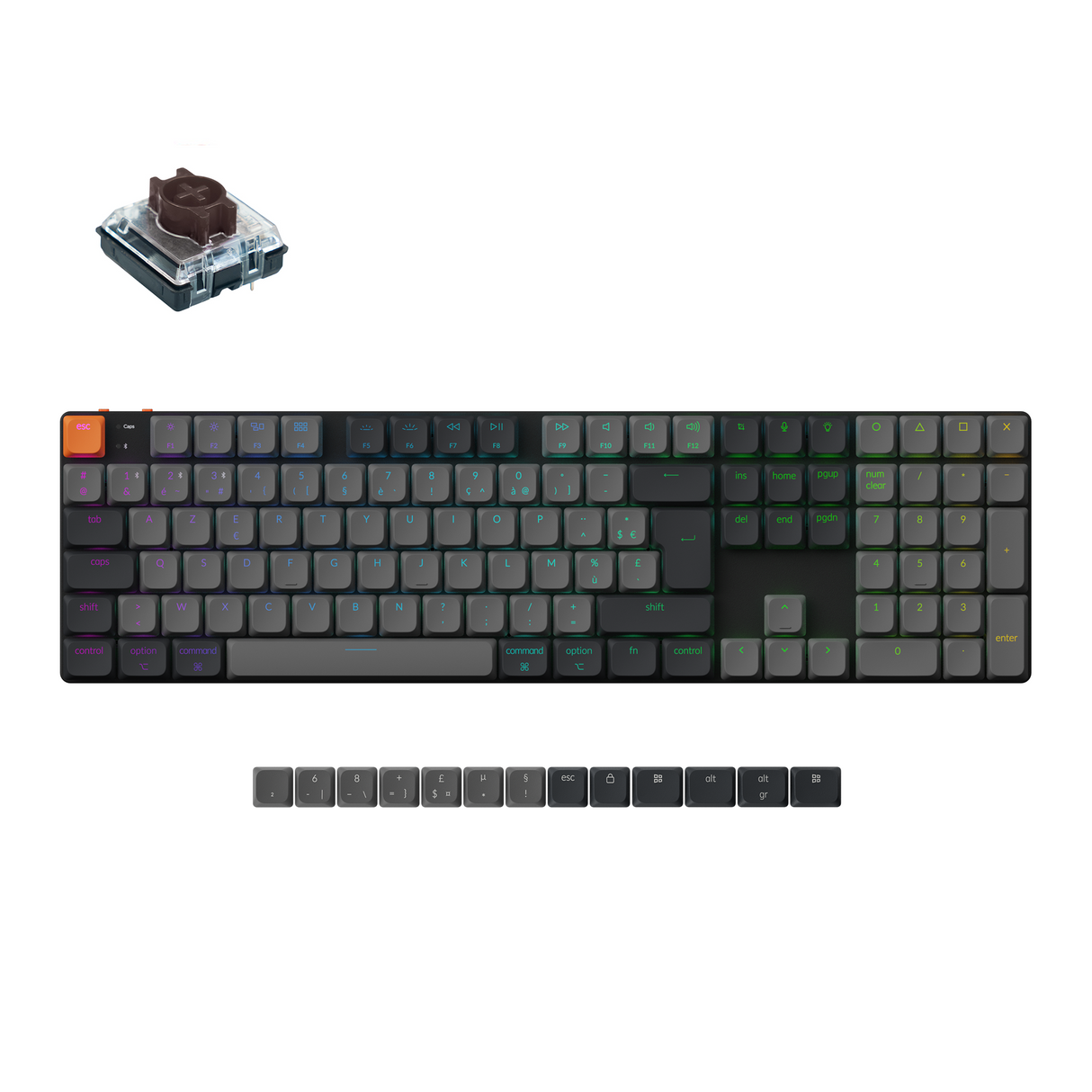 Keychron K5 QMK Wireless Mechanical Keyboard (ISO Layout) - Version 2