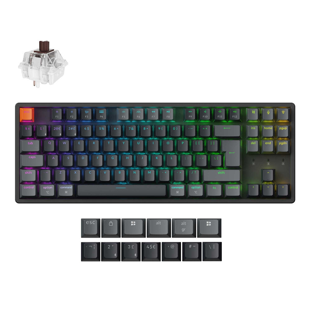 Keychron K8 QMK Wireless Mechanical Keyboard (ISO Layout) - Version 2
