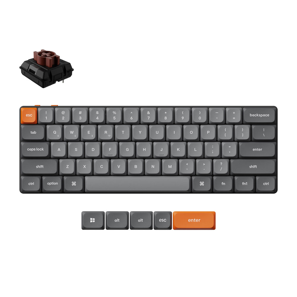 Keychron K9 Max QMK Wireless Custom Mechanical Keyboard (US ANSI Keyboard)