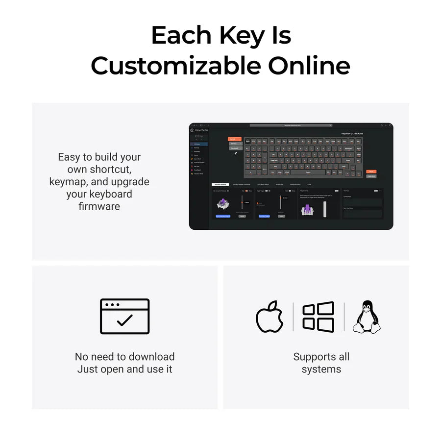 Keychron Q12 HE QMK Wireless Custom Keyboard