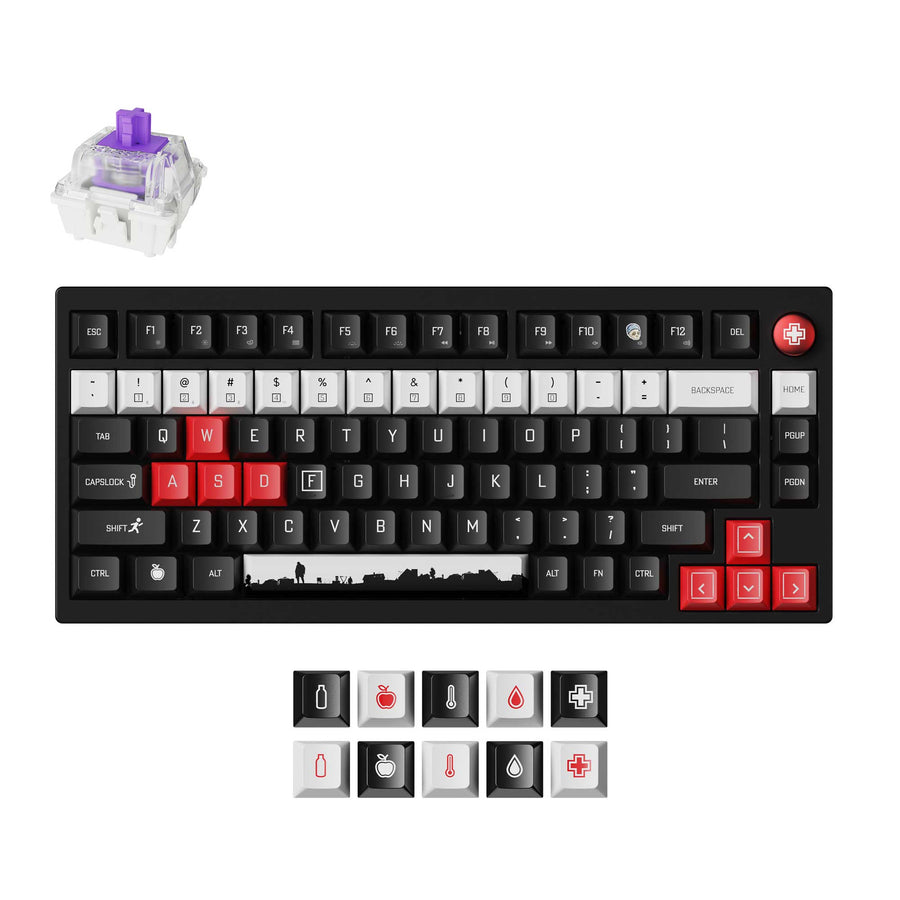DayZ Special Edition Wireless Magnetic Switch Custom Keyboard (US ANSI Layout)