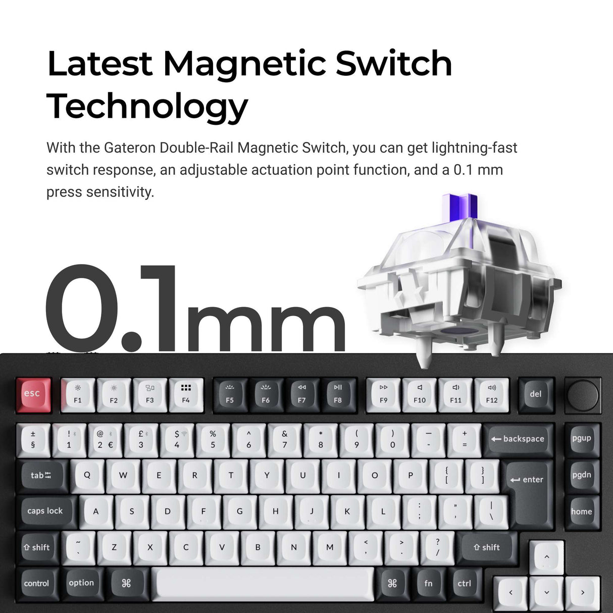 Keychron Q1 HE QMK Wireless Custom Keyboard ISO Layout Collection