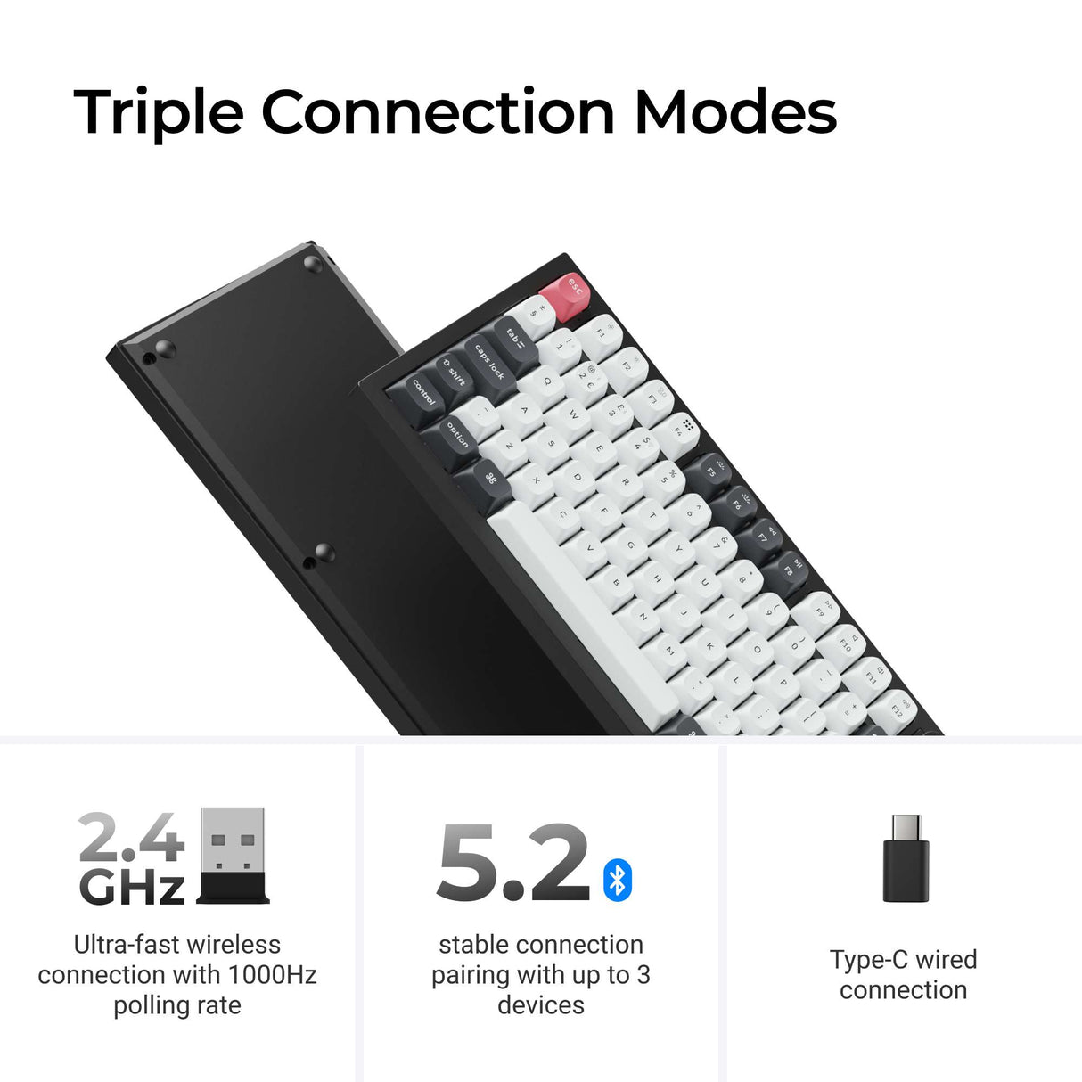 Keychron Q6 HE QMK Wireless Custom Keyboard ISO Layout Collection