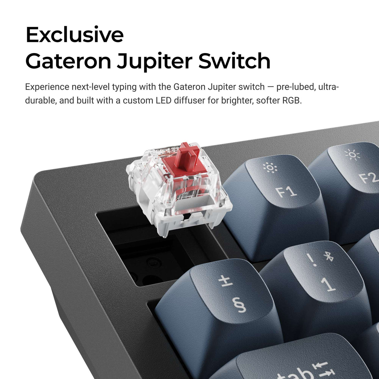 Keychron V1 Max QMK Wireless Custom Mechanical Keyboard ISO Layout Collection