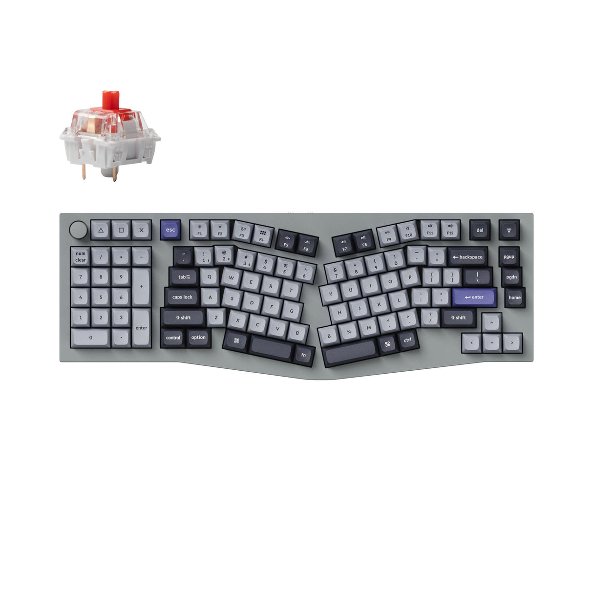 Keychron Q14 Pro (ANSI Alice Layout) QMK/VIA Wireless Custom Mechanical Keyboard