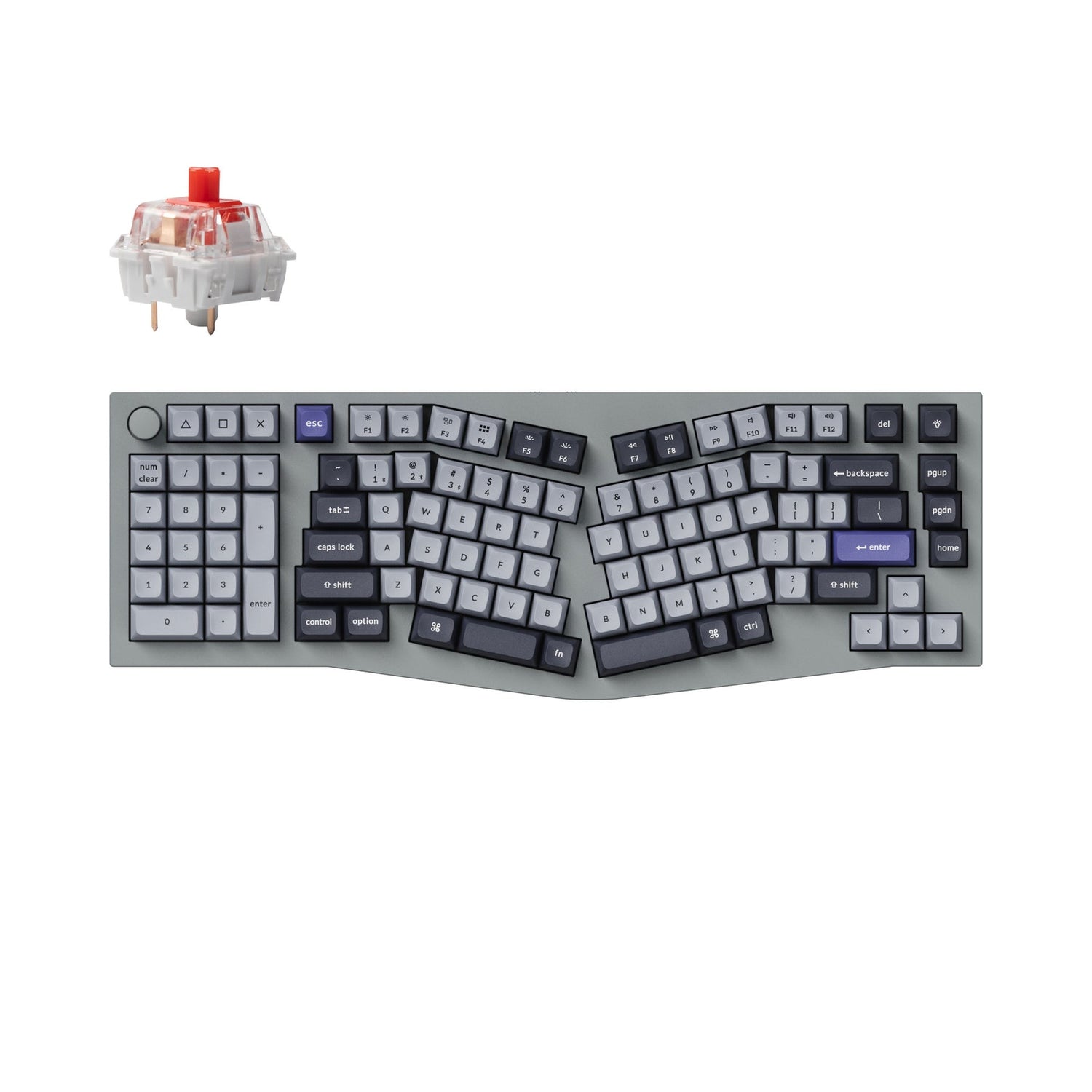 Keychron Q14 Pro (ANSI Alice Layout) QMK/VIA Wireless Custom Mechanical Keyboard