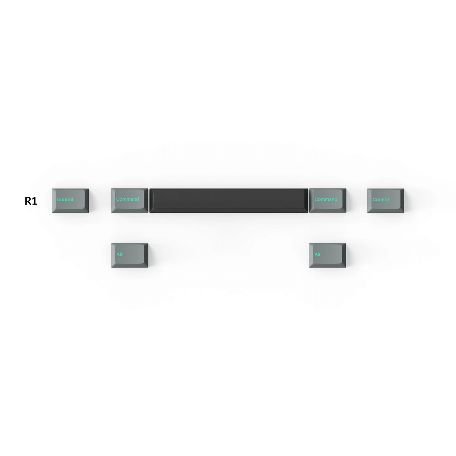 Double-Shot PBT Cherry Profile Full Set Keycaps - Hacker Mint