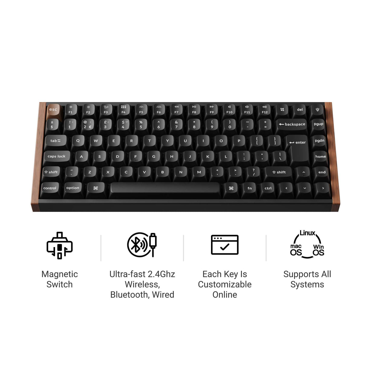 Keychron K2 HE Wireless Magnetic Switch Custom Keyboard ISO Layout Collection