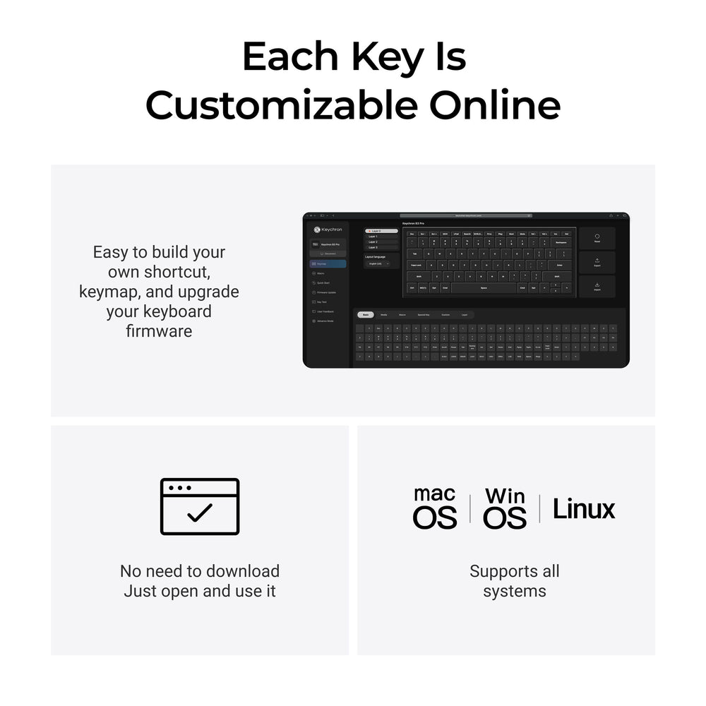 Keychron B3 Pro Ultra-Slim Wireless Keyboard
