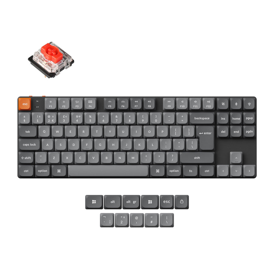 K1 Max QMK Wireless Custom Mechanical Keyboard ISO Layout Collection