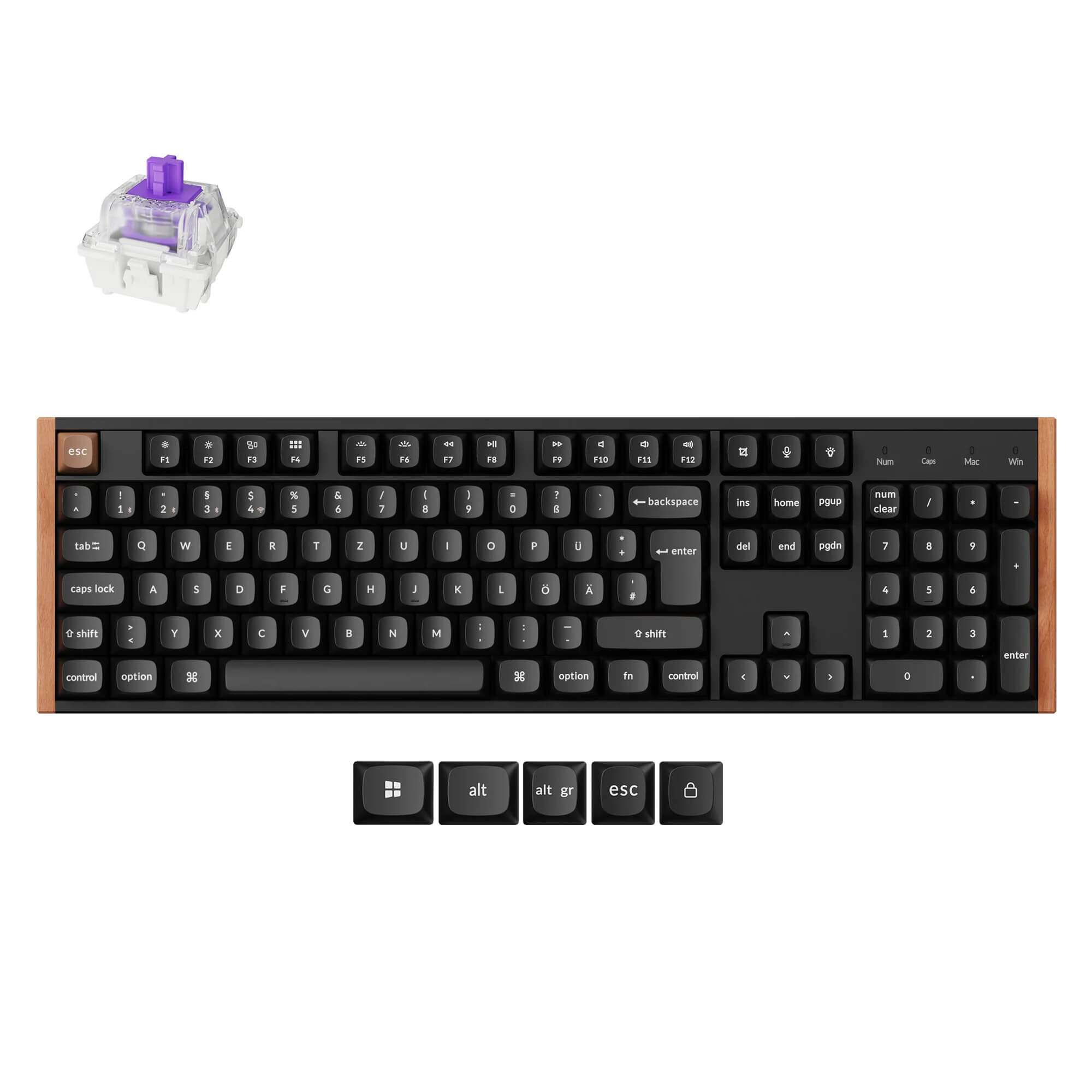 Keychron K10 HE Wireless Magnetic Switch Custom Keyboard ISO Layout Collection