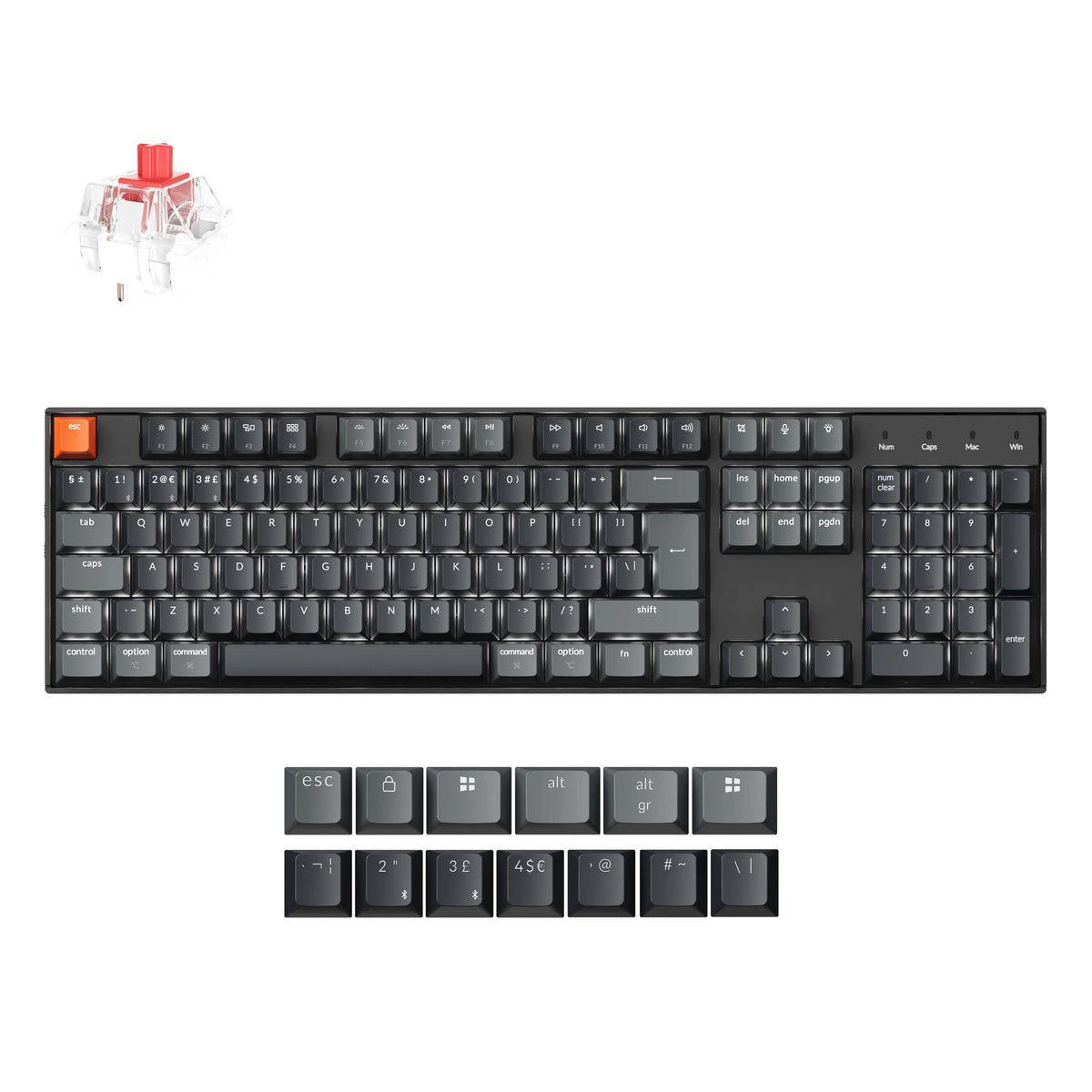K10 QMK Wireless Mechanical Keyboard