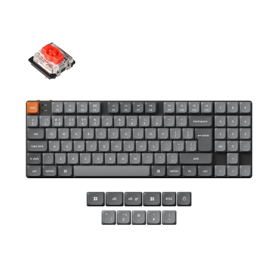 K13 Max QMK Wireless Custom Mechanical Keyboard ISO Layout Collection