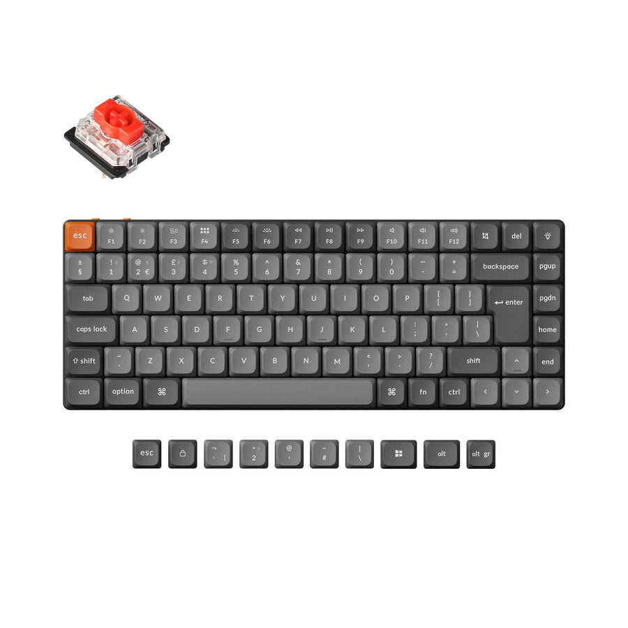 K3 Max QMK VIA Wireless Custom Mechanical Keyboard ISO Layout Collection