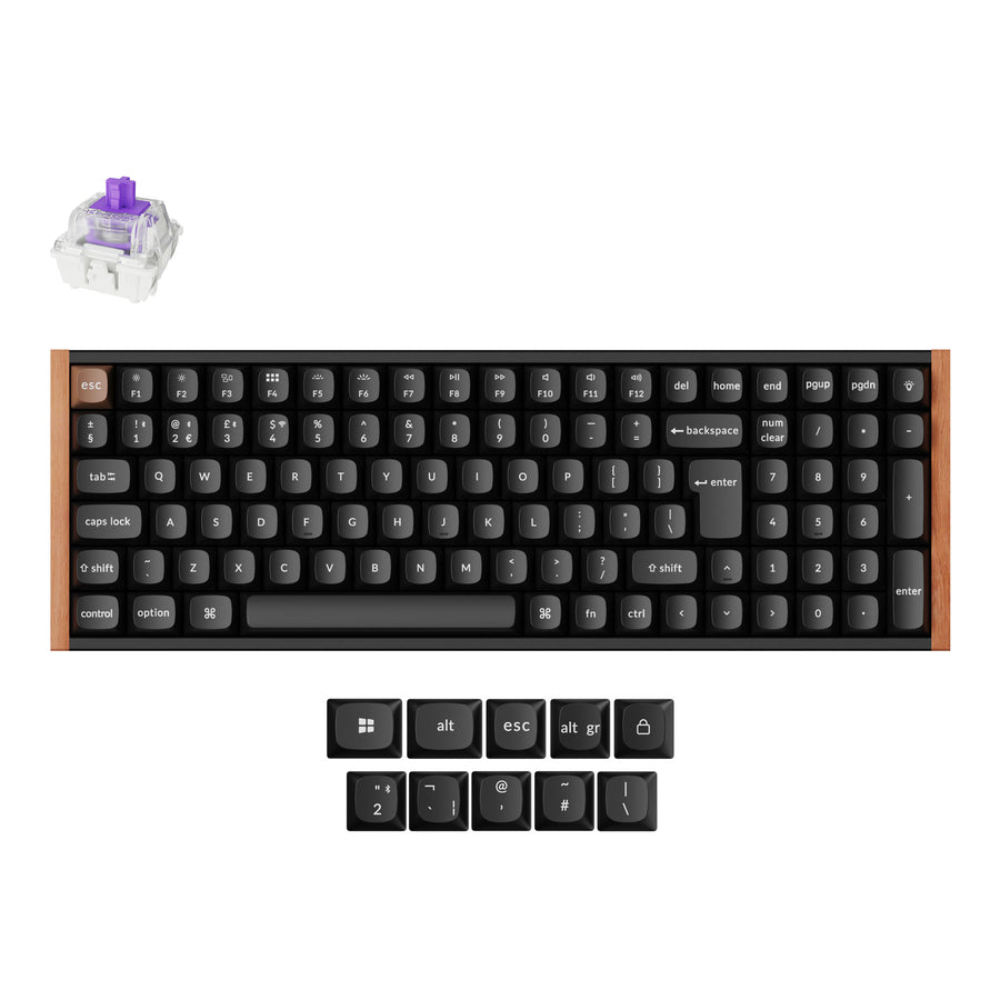 K4 HE Wireless Magnetic Switch Custom Keyboard ISO Layout Collection