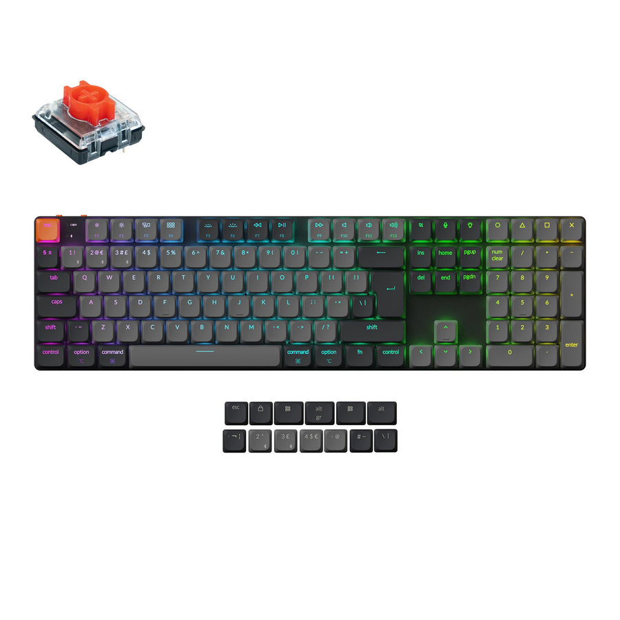 Keychron K5 QMK Wireless Mechanical Keyboard (ISO Layout)