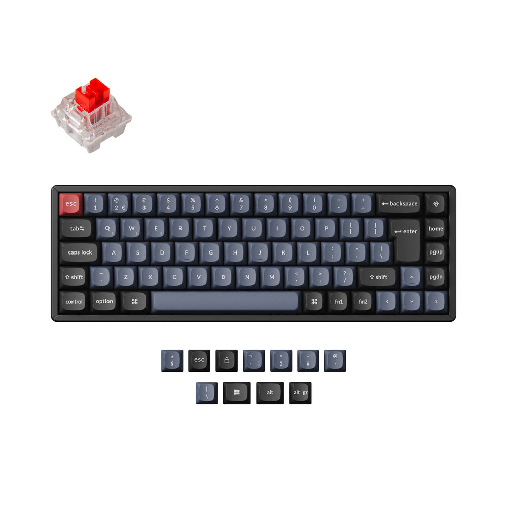 Keychron K6 Pro QMK/VIA Wireless Mechanical Keyboard ISO Layout Collection