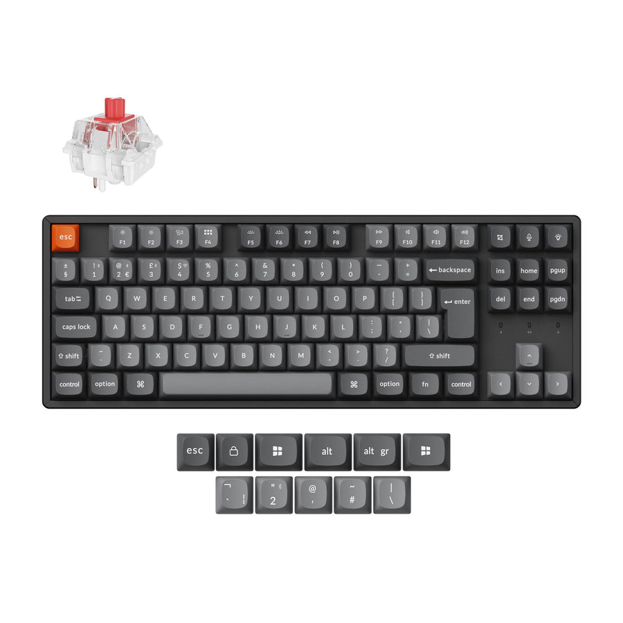 K8 Max QMK Wireless Mechanical Keyboard ISO Layout Collection
