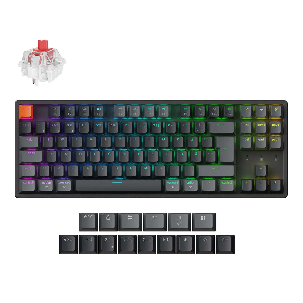 Keychron K8 QMK Wireless Mechanical Keyboard (ISO Layout) - Version 2