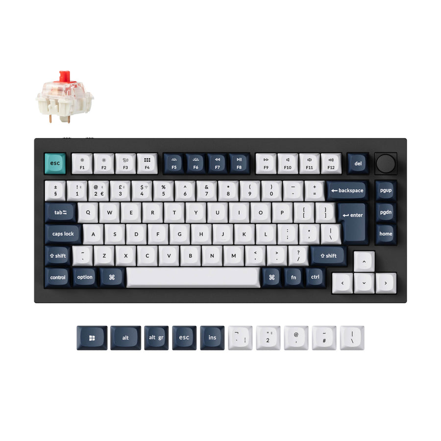 Q1 Max QMK VIA Wireless Custom Mechanical Keyboard ISO Layout Collection