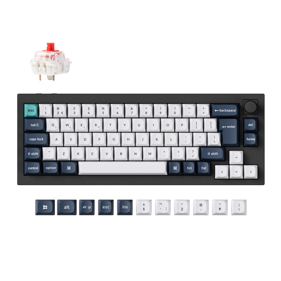 Q2 Max QMK VIA Wireless Custom Mechanical Keyboard ISO Layout Collection