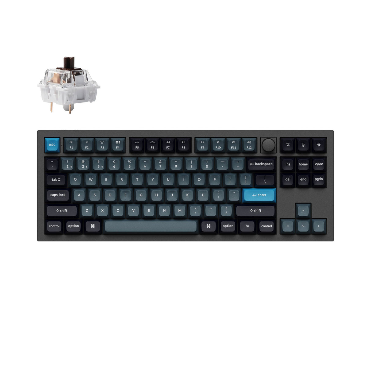 Keychron Q3 Pro QMK/VIA Wireless Custom Mechanical Keyboard (ANSI Layout)