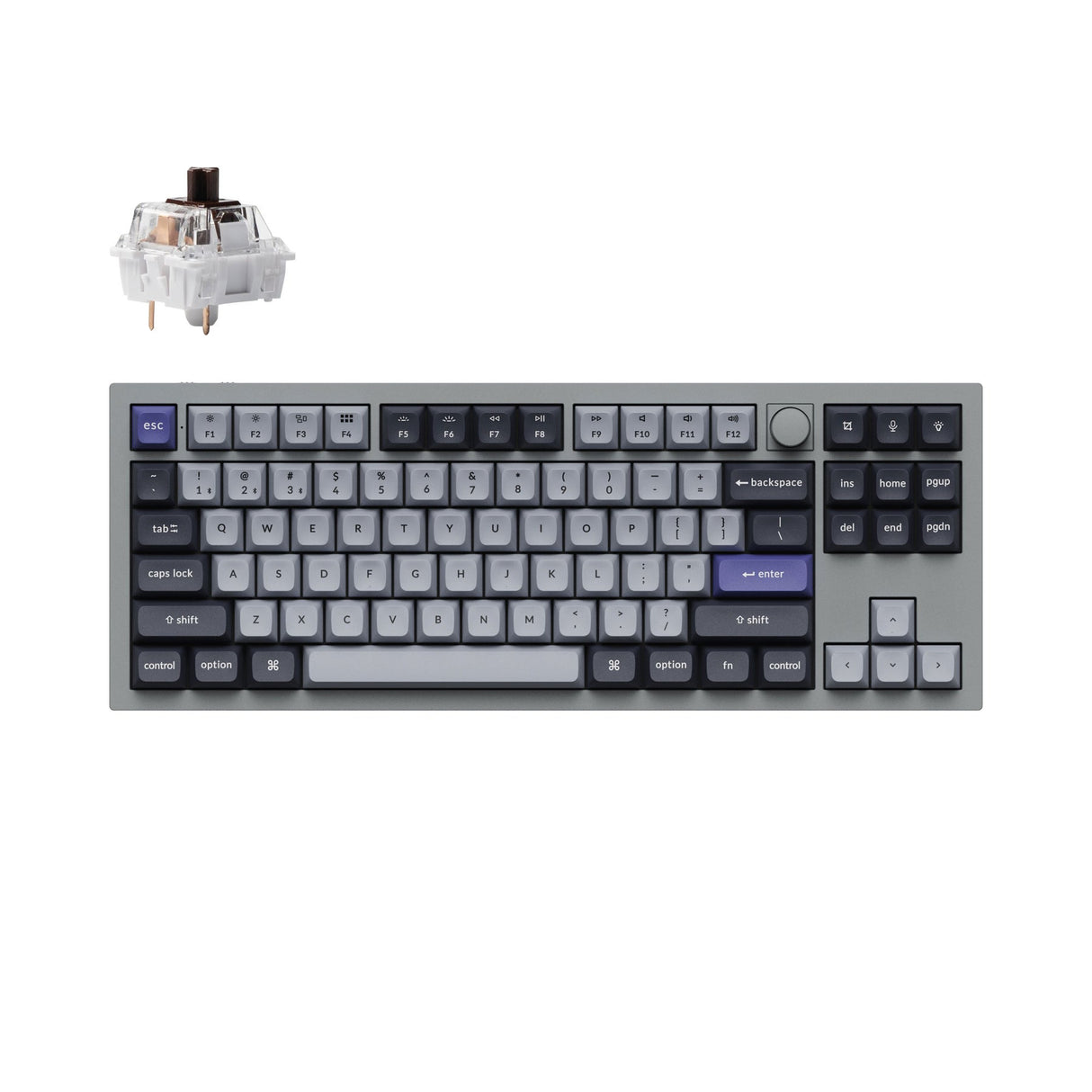 Keychron Q3 Pro QMK/VIA Wireless Custom Mechanical Keyboard (ANSI Layout)