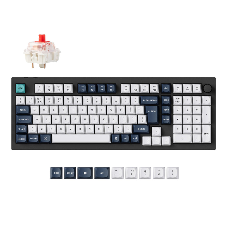 Q5 Max QMK VIA Wireless Custom Mechanical Keyboard ISO Layout Collection