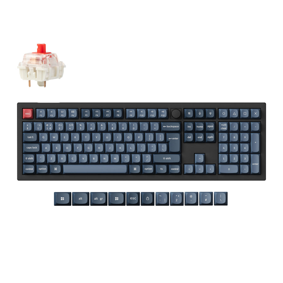 V6 Max QMK Wireless Custom Mechanical Keyboard ISO Layout Collection