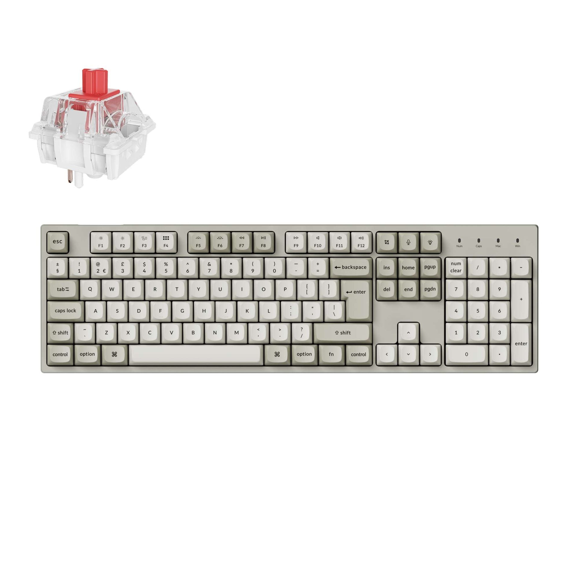 C2 Pro 8K QMK Wired Custom Mechanical Keyboard ISO Layout Collection