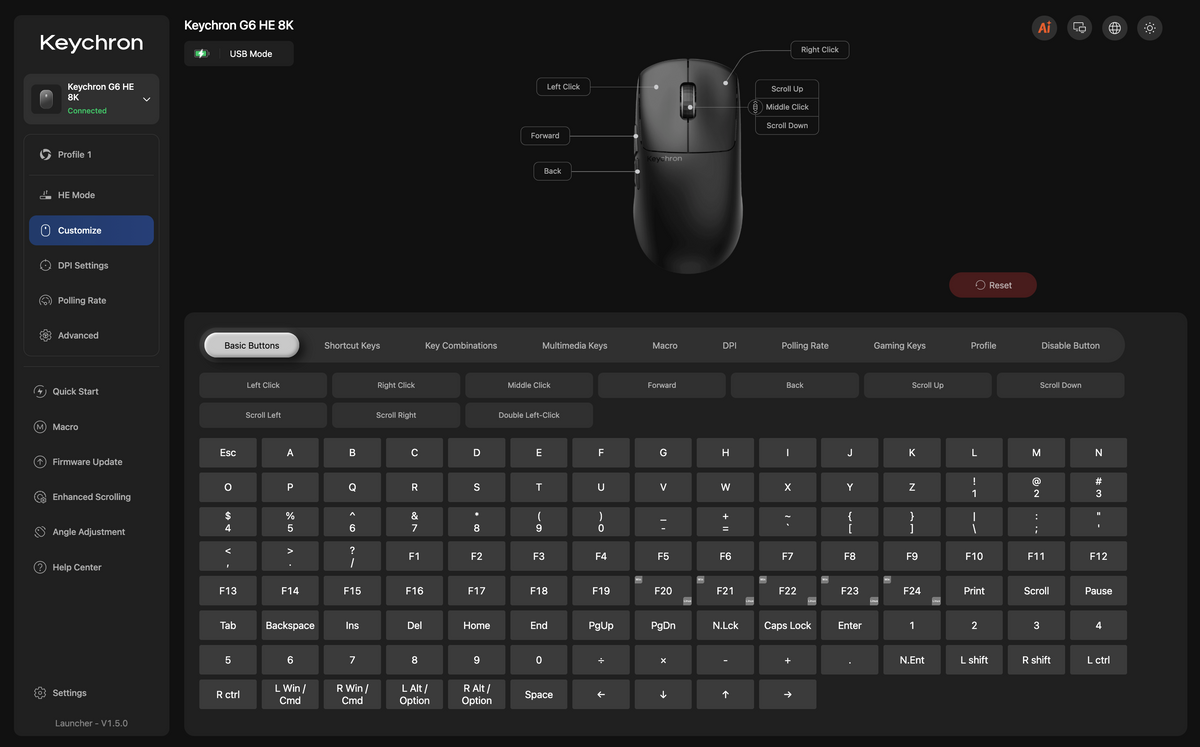 Keychron Launcher Customize
