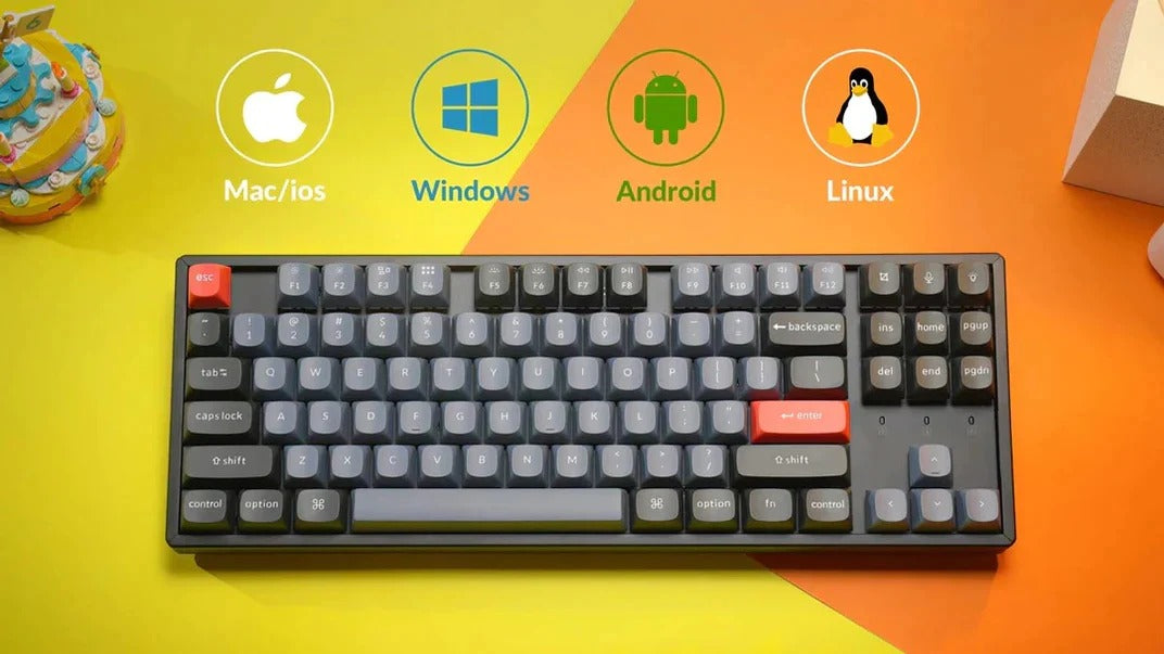 Keychron keyboard with macOS, Windows, Android and Linux compatibility