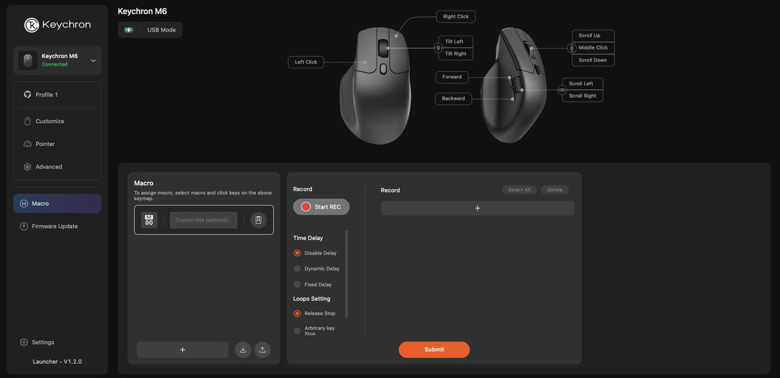 Keychron M6 Wireless Gaming Mouse | Keychron UK
