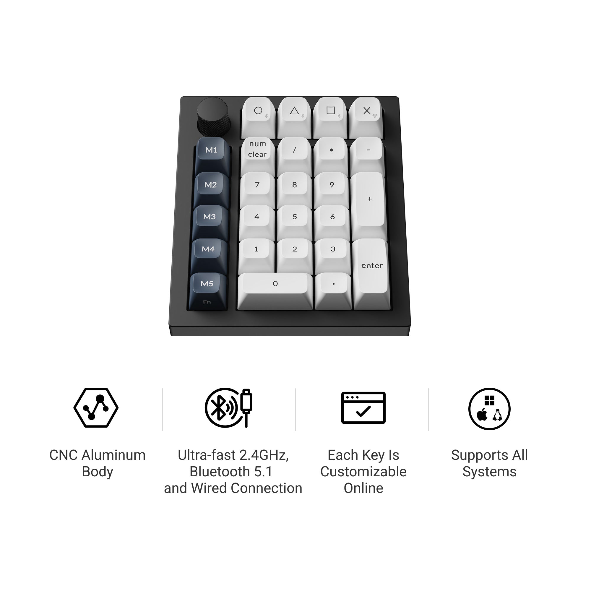 Keychron Q0 Max Wireless Mechanical Numpad | Keychron UK