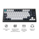 Keychron Q1 Max QMK/VIA Wireless Custom Mechanical Keyboard ISO Layout Collection