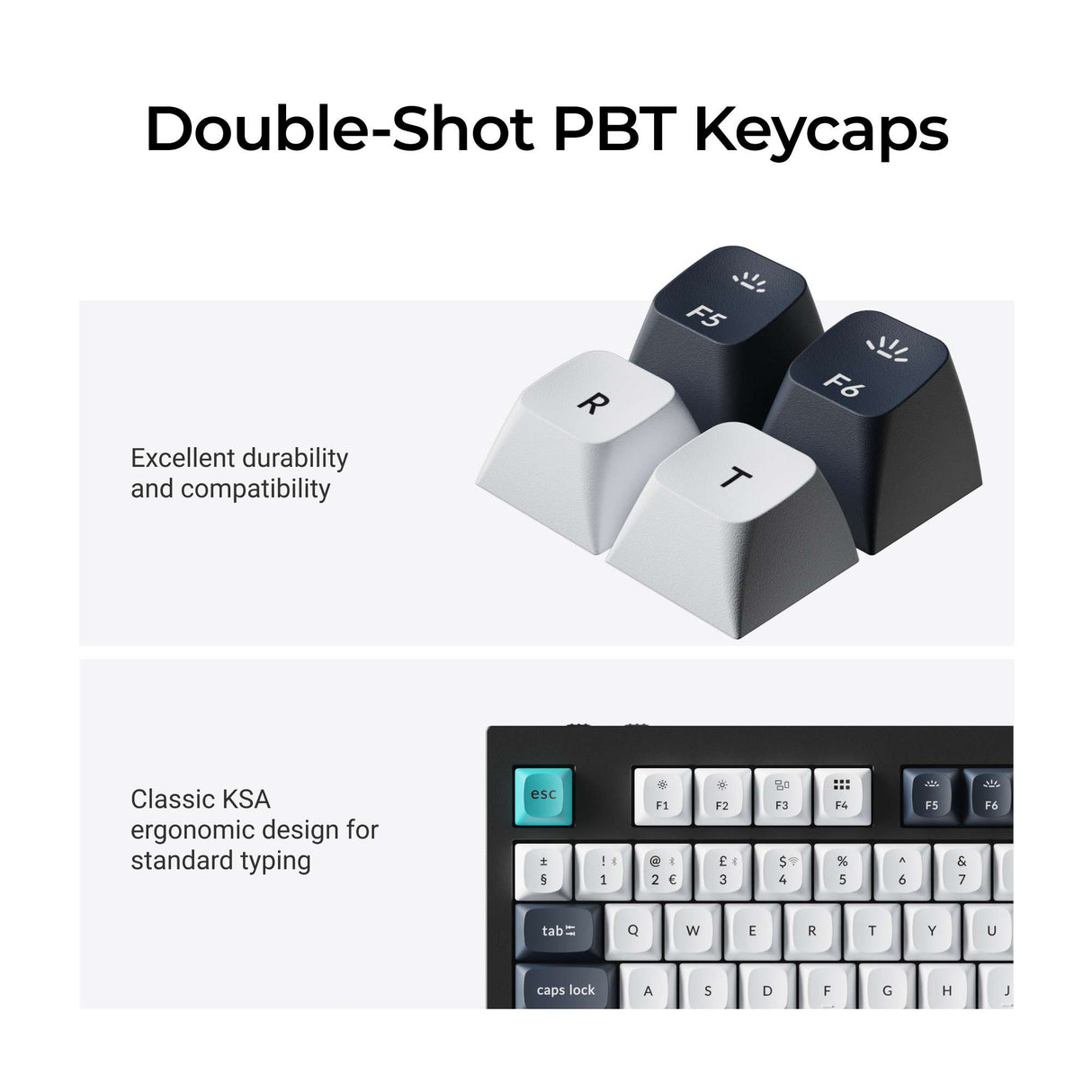 Keychron Q5 Max QMK/VIA Wireless Custom Mechanical Keyboard ISO Layout Collection