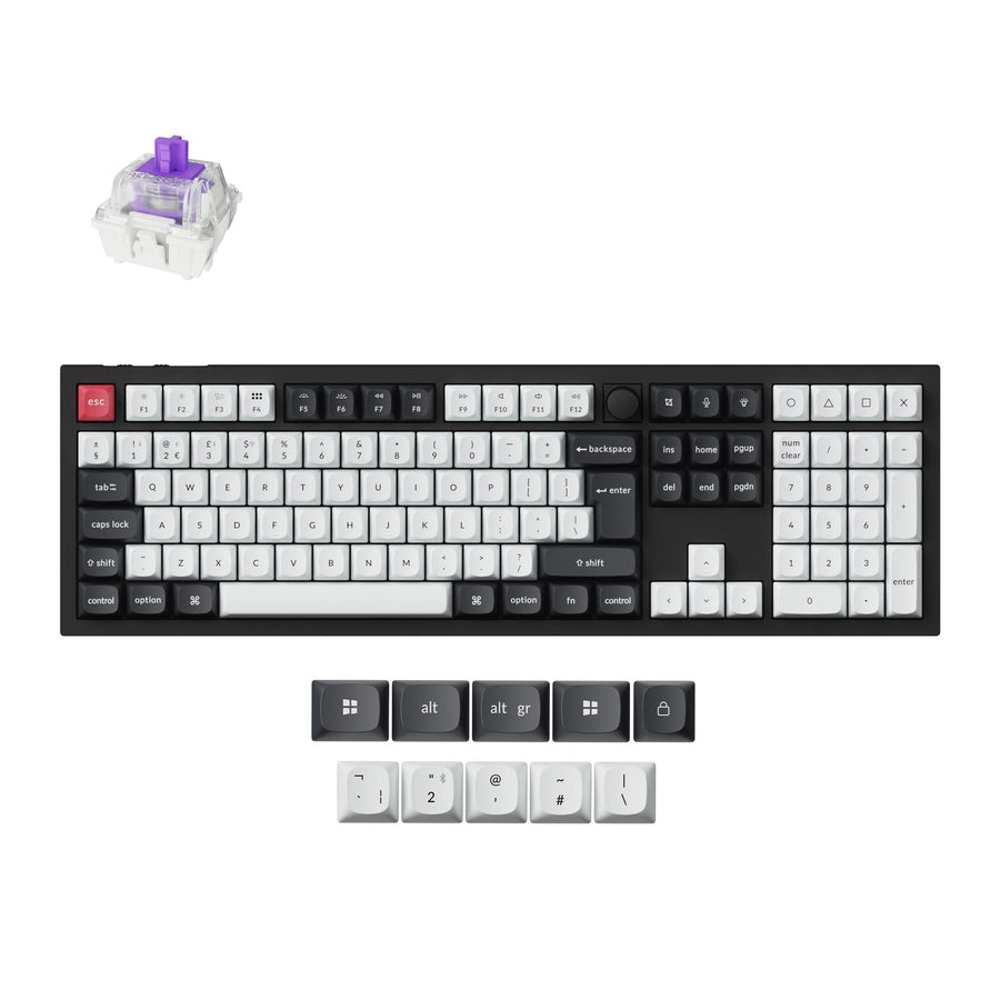 Q6 HE QMK Wireless Custom Keyboard ISO Layout Collection