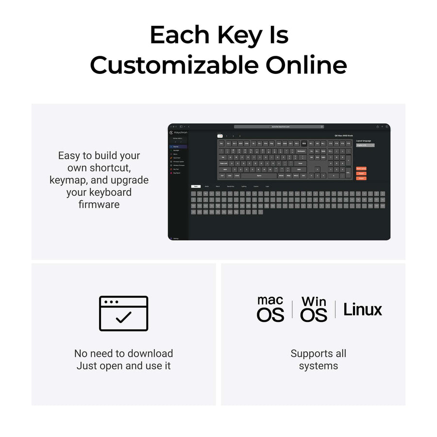Keychrom Keyboard Layout 100% Layout Keyboards – Keychron UK
