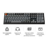 Keychron K10 Max QMK Wireless Custom Mechanical Keyboard ISO Layout Collection