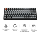Keychron K2 Max QMK Wireless Mechanical Keyboard ISO Layout Collection