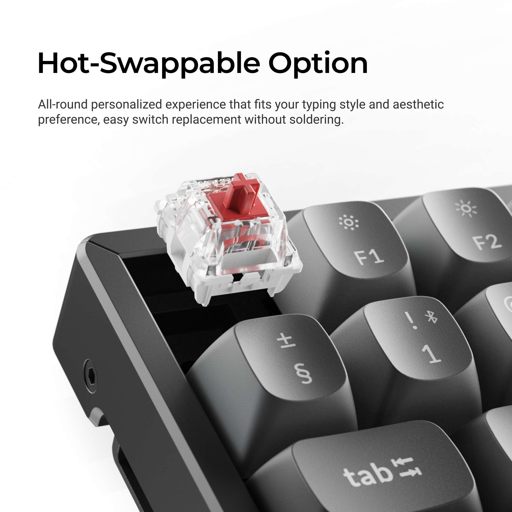 Keychron K2 Max QMK Wireless Mechanical Keyboard ISO Layout Collection