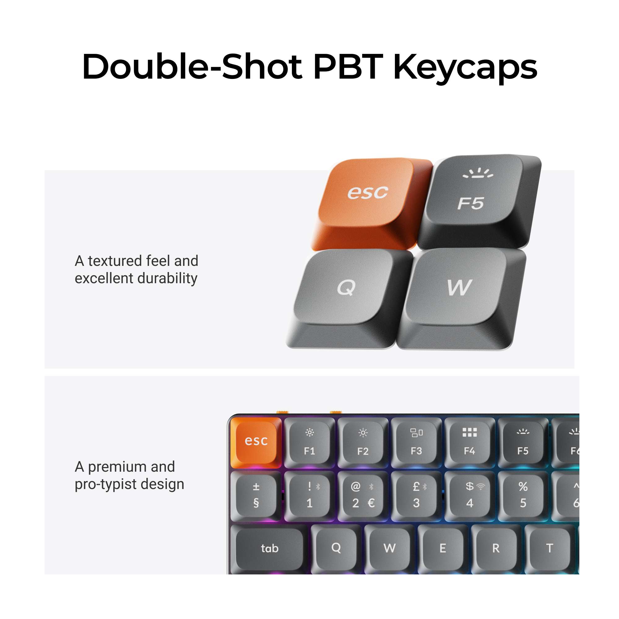 Keychron K3 Max QMK/VIA Wireless Custom Mechanical Keyboard ISO Layout Collection