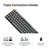 Keychron K3 Max QMK/VIA Wireless Custom Mechanical Keyboard ISO Layout Collection