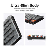 Keychron K5 Max QMK Wireless Custom Mechanical Keyboard ISO Layout Collection
