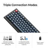 Keychron V1 Max QMK Wireless Custom Mechanical Keyboard ISO Layout Collection