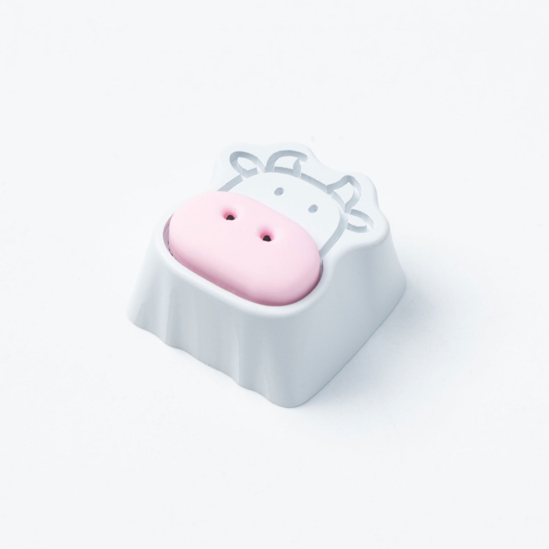 Cute Cows Aluminum Alloy Artisan Keycap