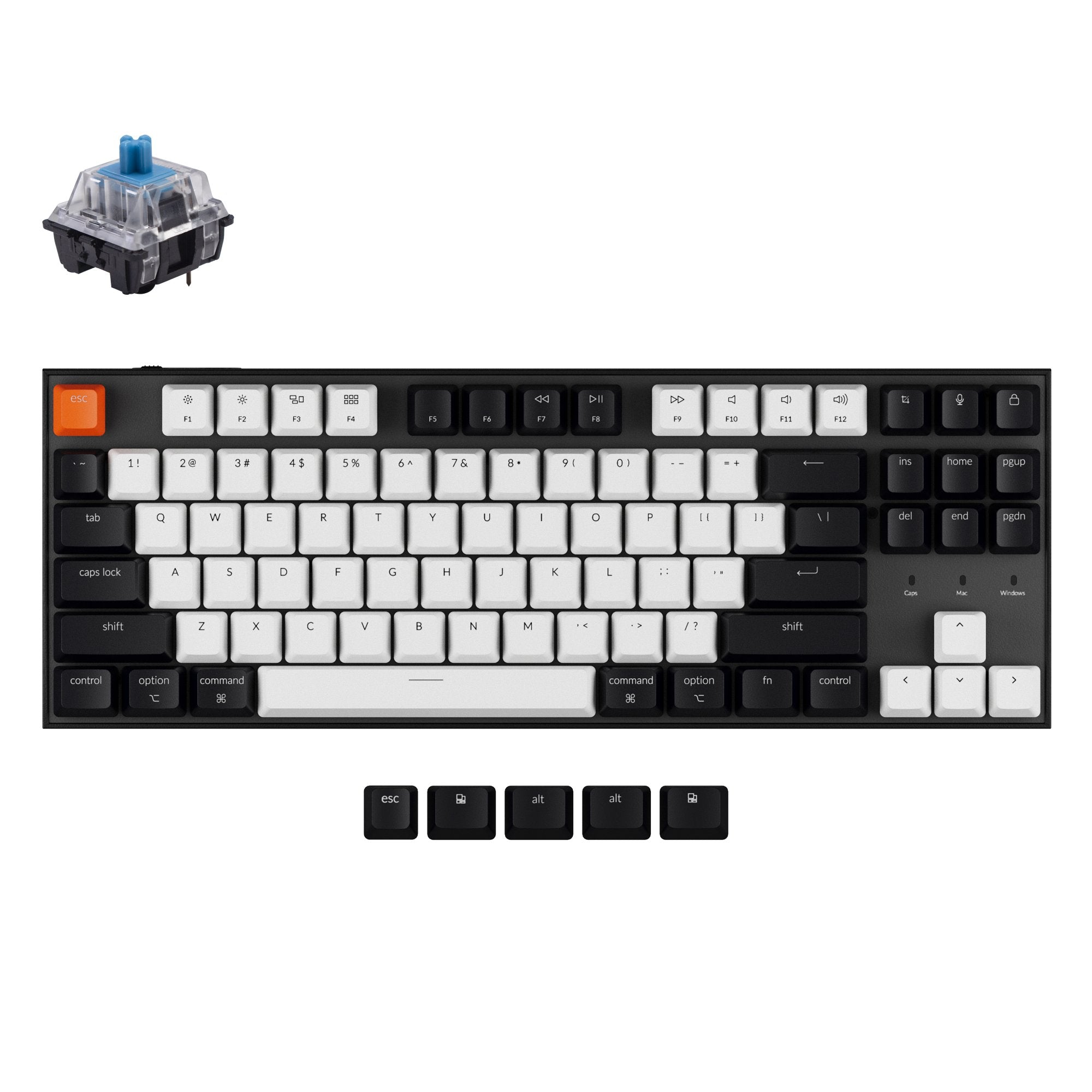 Keychron C1 Wired Mechanical Keyboard (US ANSI Layout)