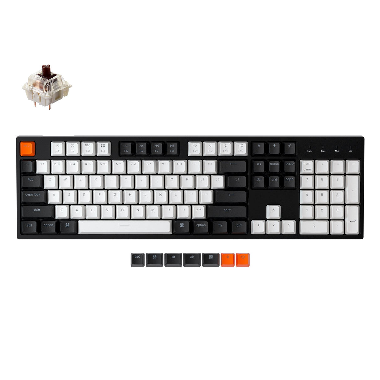 Keychron C2 Wired Mechanical Keyboard (US ANSI Layout)