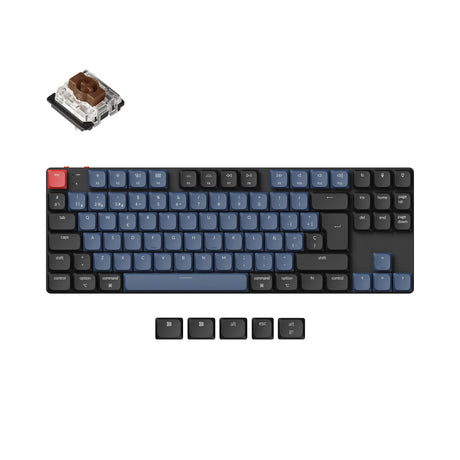 Keychron K1 Pro QMK/VIA Wireless Custom Mechanical Keyboard ISO Layout Collection