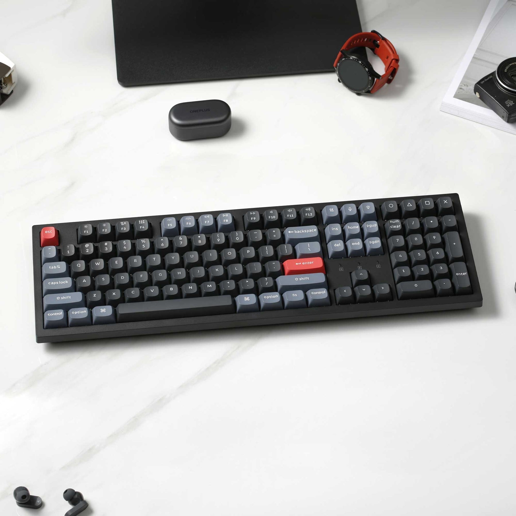 Keychron K10 Pro QMK/VIA Wireless Mechanical Keyboard (US ANSI Layout)